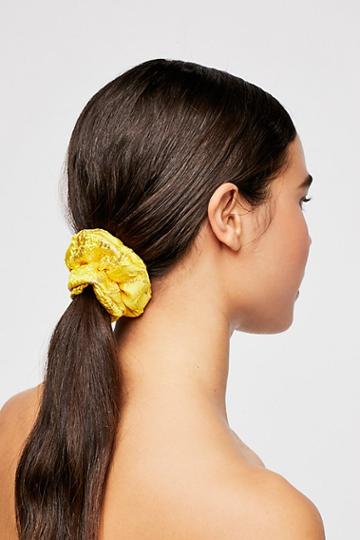 Dazzle Brocade Scrunchie By Free People